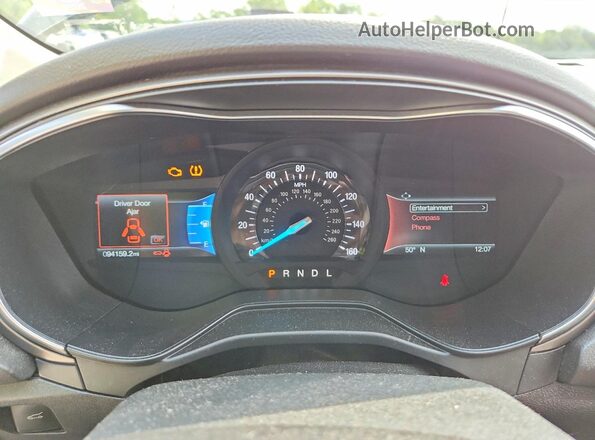 3FA6P0HD1LR102074 2020 FORD FUSION Gray Vista del cuadro de instrumentos
