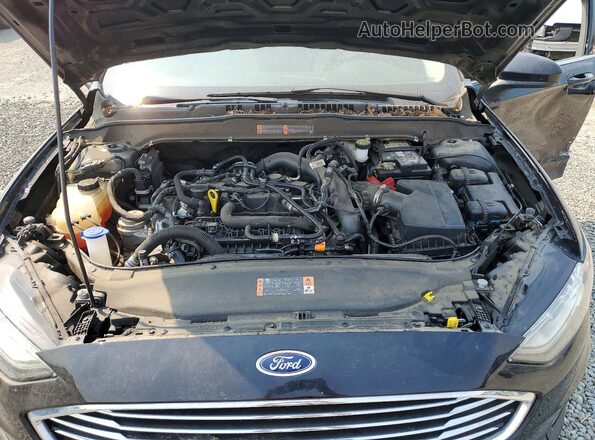 3FA6P0HD1LR113978 2020 FORD FUSION Black Widok wnętrza z tyłu