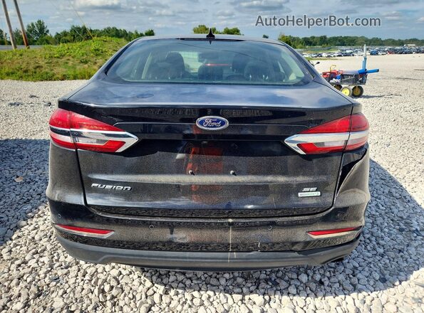 3FA6P0HD1LR187417 2020 FORD FUSION Черный Вид задней части салона