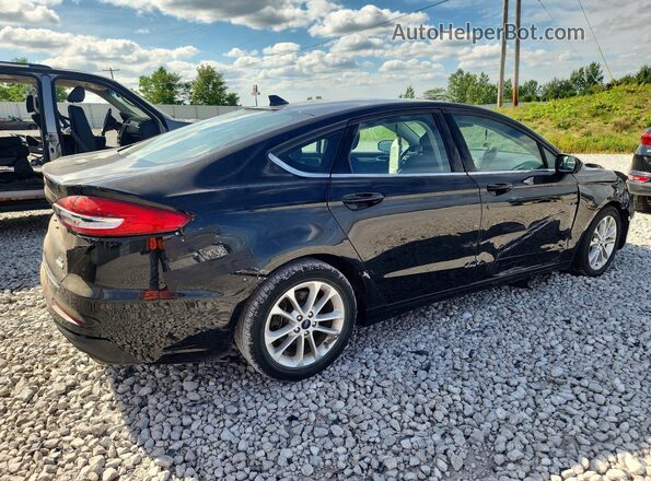 3FA6P0HD1LR187417 2020 FORD FUSION Черный Вид сзади