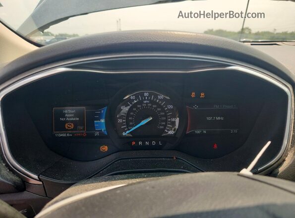 3FA6P0HD1LR229598 2020 FORD FUSION Gray Vista del cuadro de instrumentos