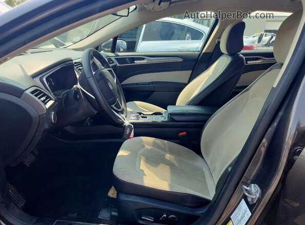3FA6P0HD1LR229598 2020 FORD FUSION Gray Vista interior delantera