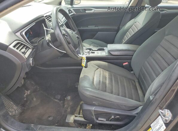 3FA6P0HD1LR245767 2020 FORD FUSION Gray Front interior view
