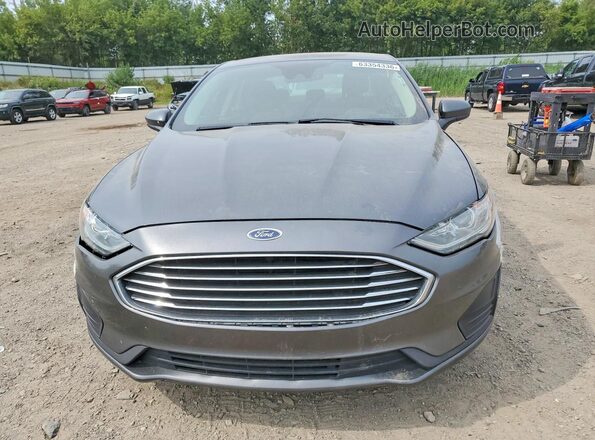 3FA6P0HD1LR245767 2020 FORD FUSION Gray Front view