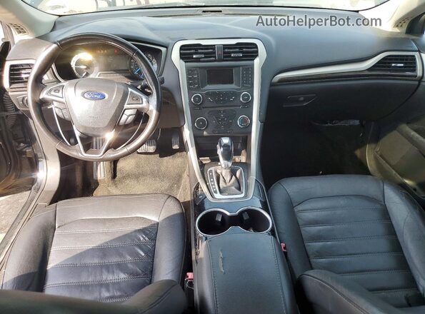 3FA6P0HD2GR198366 2016 FORD FUSION Черный Вид панели приборов