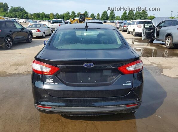3FA6P0HD2GR198366 2016 FORD FUSION Черный Вид сзади