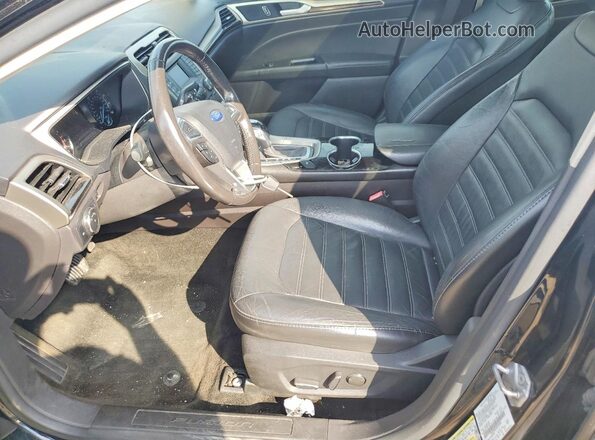 3FA6P0HD2GR198366 2016 FORD FUSION Черный Вид салона спереди