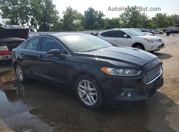 3FA6P0HD2GR198366 2016 FORD FUSION Черный Передняя правая четверть