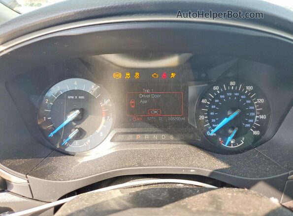 3FA6P0HD2GR198366 2016 FORD FUSION Черный Вид щитка приборов