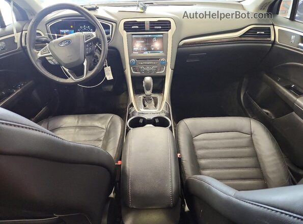 3FA6P0HD2GR312320 2016 FORD FUSION Blue Dashboard view