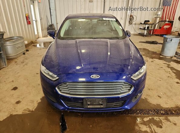3FA6P0HD2GR312320 2016 FORD FUSION Blue Front view