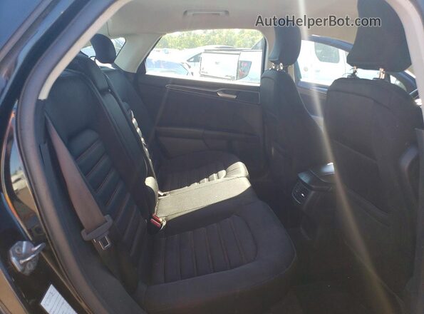 3FA6P0HD2GR318876 2016 FORD FUSION Black Rear seats view