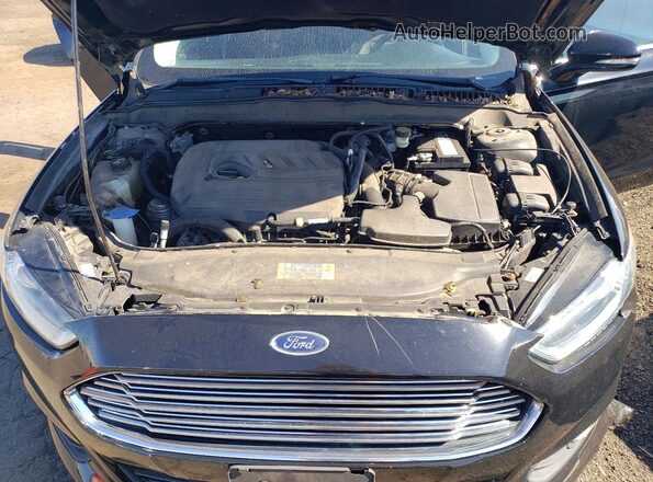 3FA6P0HD2GR318876 2016 FORD FUSION Black Rear interior view