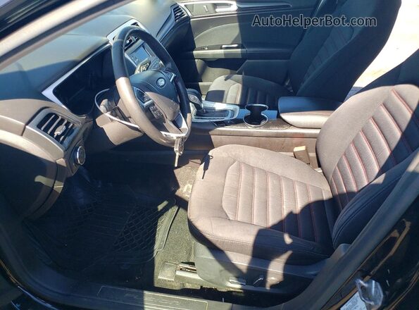 3FA6P0HD2GR318876 2016 FORD FUSION Black Front interior view