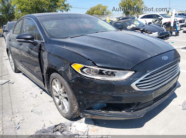 3FA6P0HD2HR111633 2017 FORD FUSION Черный Вид спереди