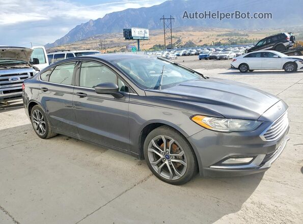 3FA6P0HD2HR143739 2017 FORD FUSION Gray Delantero derecho