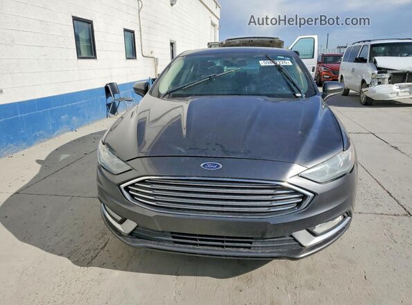 3FA6P0HD2HR143739 2017 FORD FUSION Gray Vista frontal