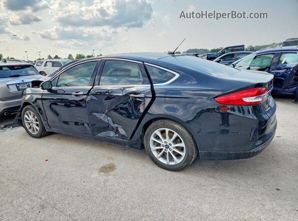 3FA6P0HD2HR166745 2017 FORD FUSION Black Tył lewy