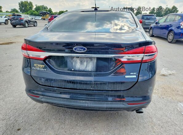 3FA6P0HD2HR166745 2017 FORD FUSION Black Widok z tyłu