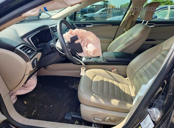 3FA6P0HD2HR166745 2017 FORD FUSION Black Widok wnętrza z przodu