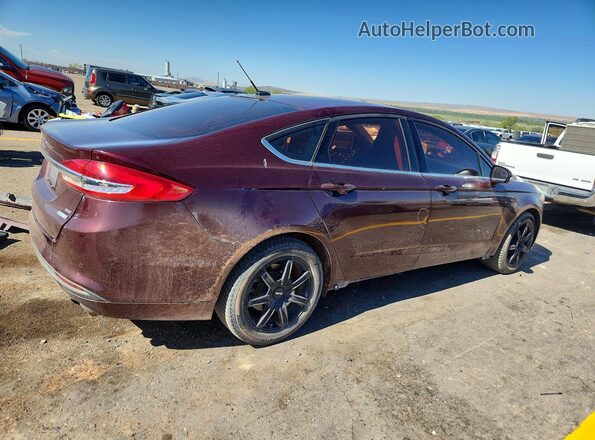 3FA6P0HD2HR299859 2017 FORD FUSION Burgundy Tył prawy