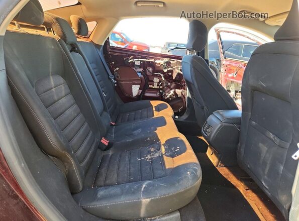 3FA6P0HD2HR299859 2017 FORD FUSION Burgundy Widok tylnych siedzeń
