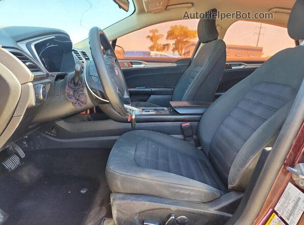 3FA6P0HD2HR299859 2017 FORD FUSION Burgundy Widok wnętrza z przodu