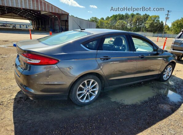 3FA6P0HD2HR305322 2017 FORD FUSION Gray Задня права чверть
