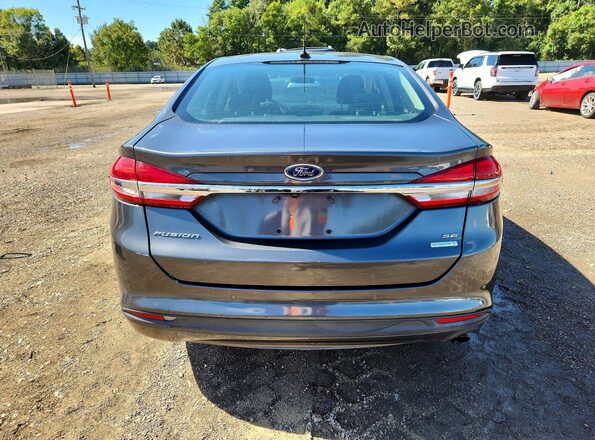 3FA6P0HD2HR305322 2017 FORD FUSION Gray Вид ззаду