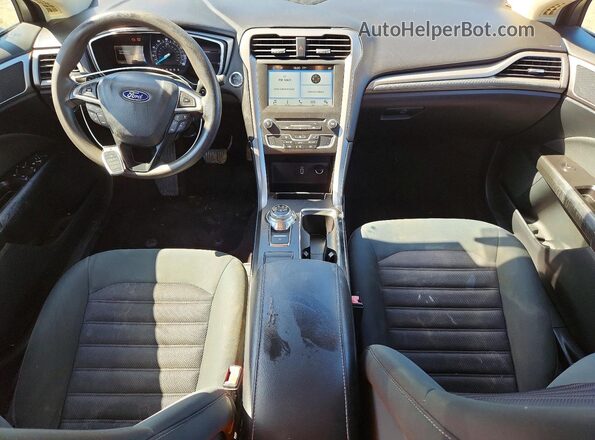 3FA6P0HD2HR305322 2017 FORD FUSION Gray Вид панелі приладів