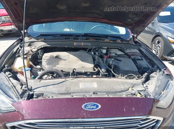 3FA6P0HD2HR312478 2017 FORD FUSION Maroon Rear view