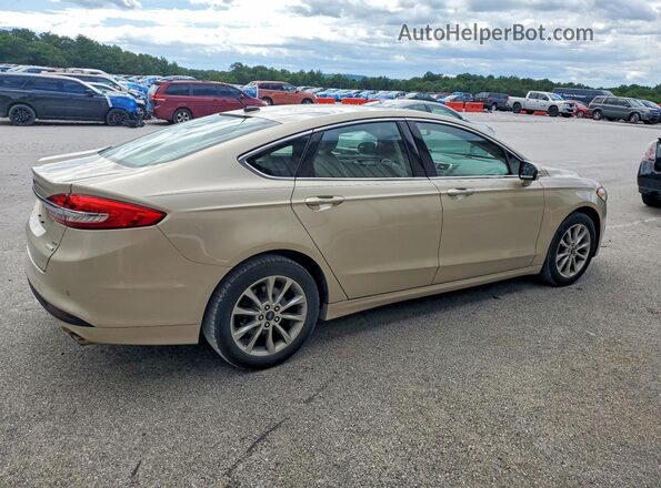 3FA6P0HD2HR320273 2017 FORD FUSION Tan Задня права чверть