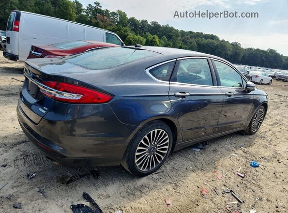 3FA6P0HD2JR142712 2018 FORD FUSION Gray Задня права чверть