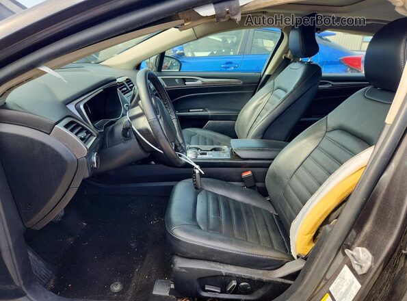 3FA6P0HD2JR142712 2018 FORD FUSION Gray Вид салону спереду
