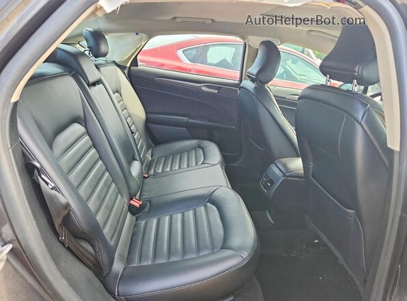 3FA6P0HD2JR142712 2018 FORD FUSION Gray Вид задніх сидінь