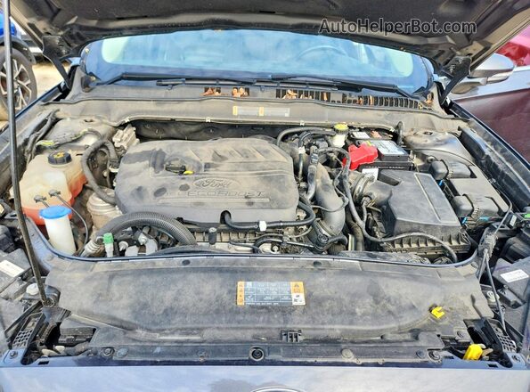 3FA6P0HD2JR142712 2018 FORD FUSION Gray Вид задньої частини салону
