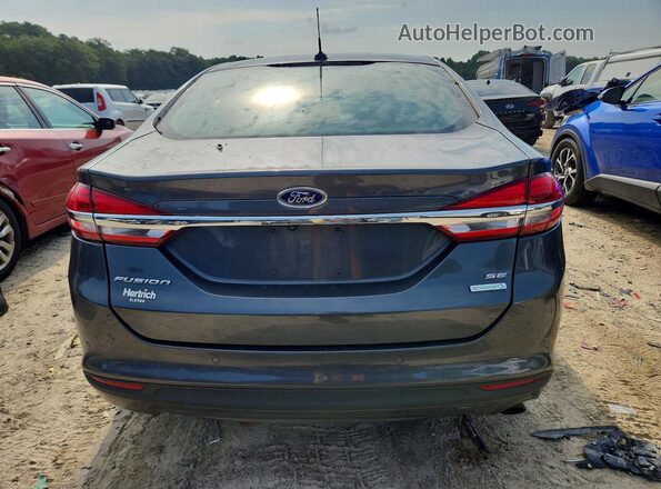 3FA6P0HD2JR142712 2018 FORD FUSION Gray Вид ззаду