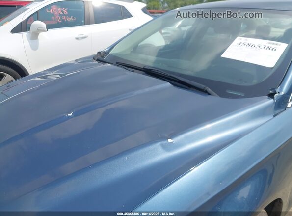 3FA6P0HD2JR149448 2018 FORD FUSION Blue Front view