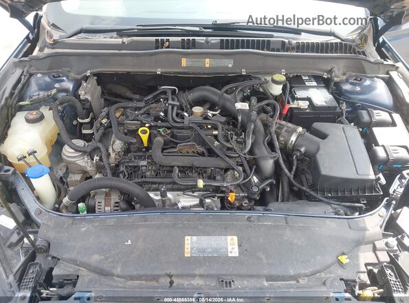 3FA6P0HD2JR149448 2018 FORD FUSION Blue Rear view