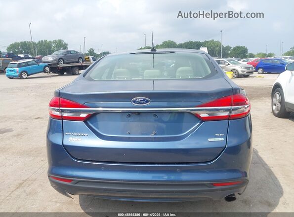 3FA6P0HD2JR149448 2018 FORD FUSION Blue 