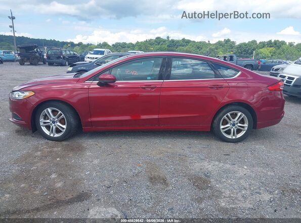 3FA6P0HD2JR153046 2018 FORD FUSION Red Widok wnętrza 360 stopni