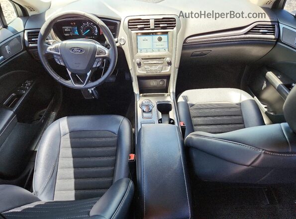 3FA6P0HD2JR154259 2018 FORD FUSION Silver Вид панелі приладів