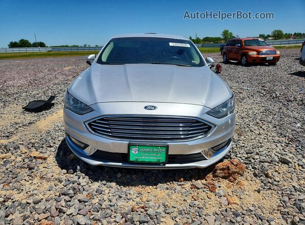 3FA6P0HD2JR154259 2018 FORD FUSION Silver Вид спереду