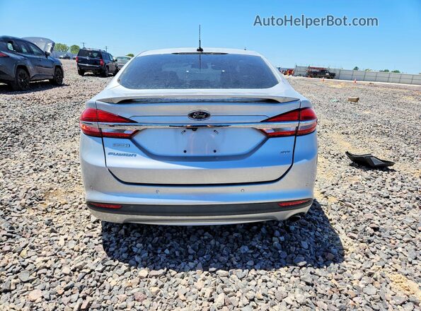3FA6P0HD2JR154259 2018 FORD FUSION Silver Вид ззаду