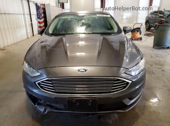 3FA6P0HD2JR158697 2018 FORD FUSION Gray Vista frontal