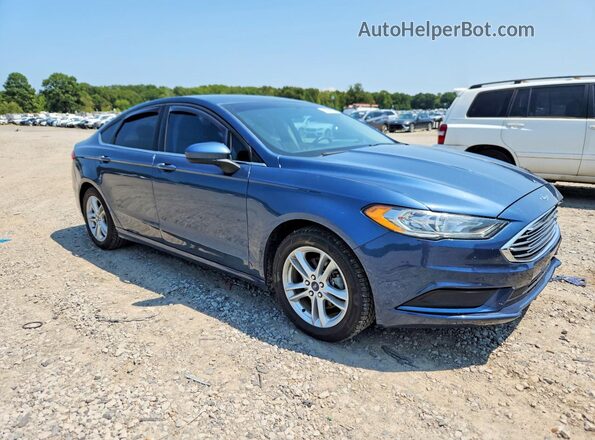 3FA6P0HD2JR160207 2018 FORD FUSION Blue Przód prawy