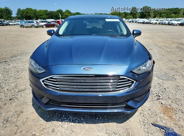 3FA6P0HD2JR160207 2018 FORD FUSION Blue Widok z przodu