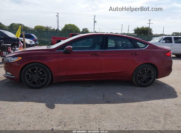 3FA6P0HD2JR218025 2018 FORD FUSION Красный Панорамный вид салона 360°