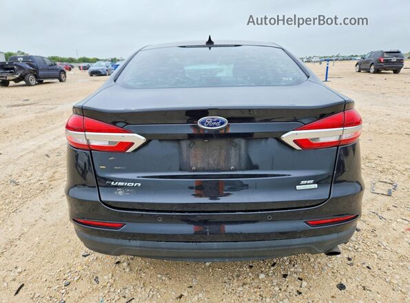 3FA6P0HD2KR170415 2019 FORD FUSION Black Вид ззаду