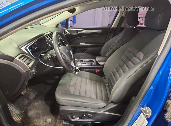 3FA6P0HD2KR186274 2019 FORD FUSION Blue Սալոնի դիմացի տեսք